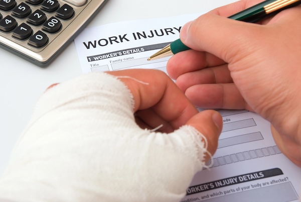 Work Injury form for workers compensation